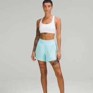 Lululemon Track That High Rise Short 5in Icing Blue Size 6